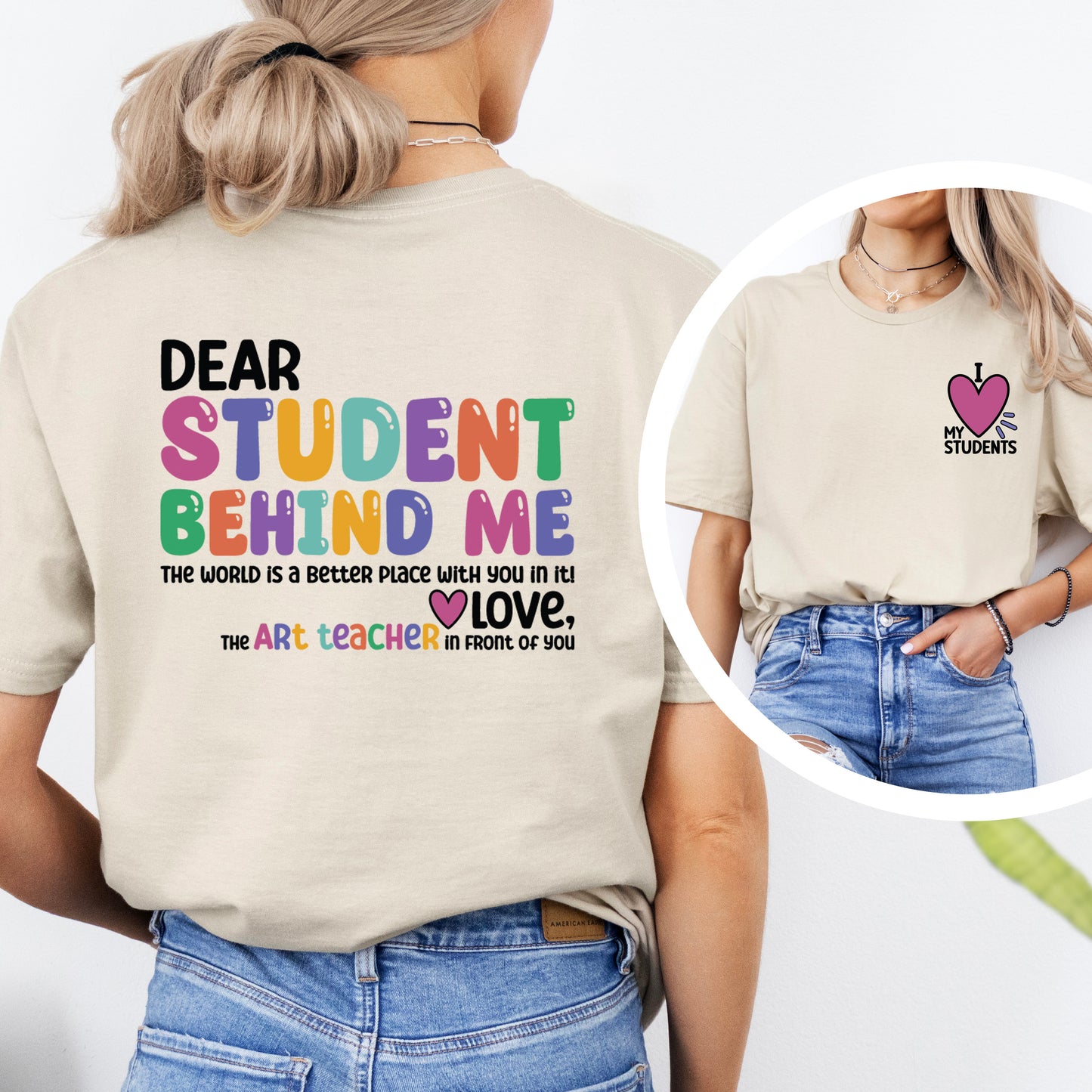Dear Student Behind Me Shirt | Dear Person Behind Me T-shirts | Mental Health Awareness