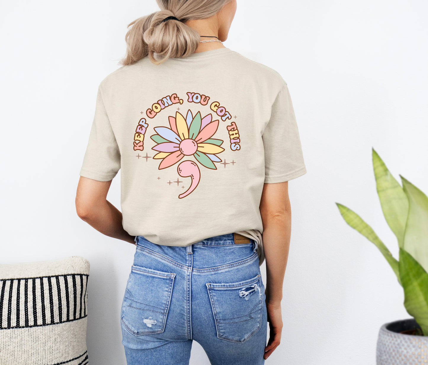 Keep Going SemiColon Shirt | Suicide Awareness Month T-shirts | Mental Health Awareness