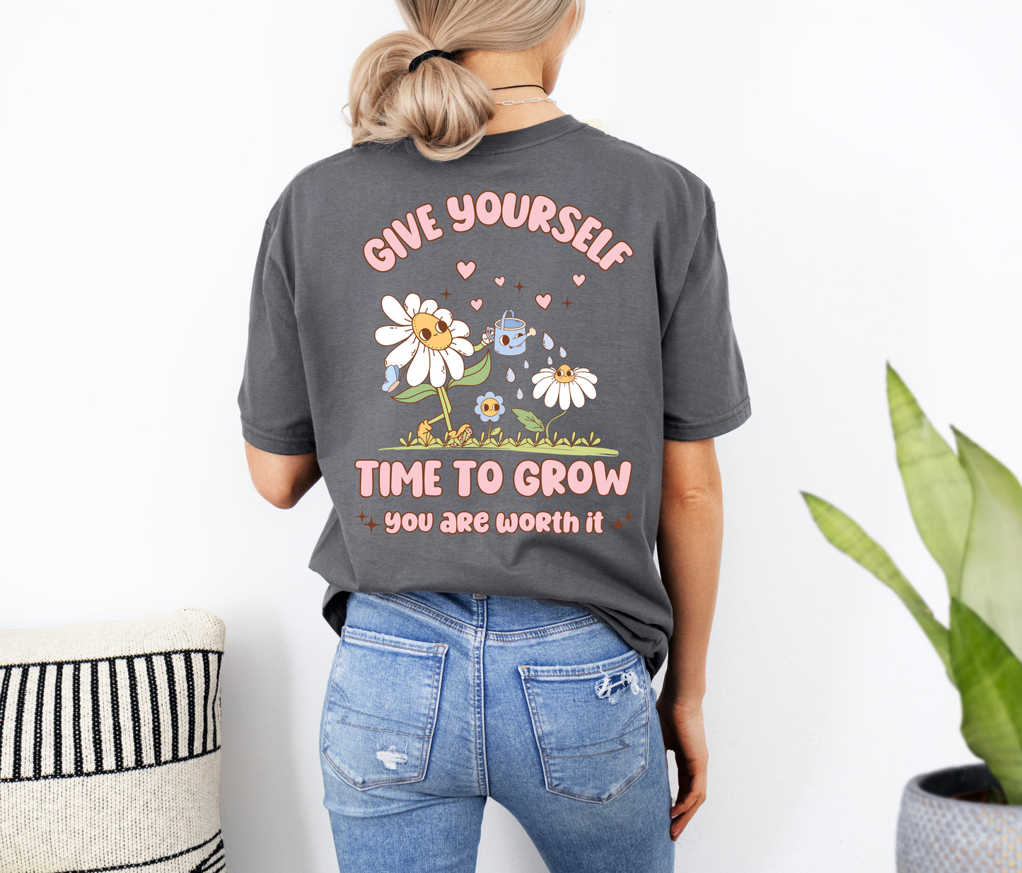 Give Yourself Time to Grow Shirt | Suicide Awareness Month T-shirts | This is a Sign Tees