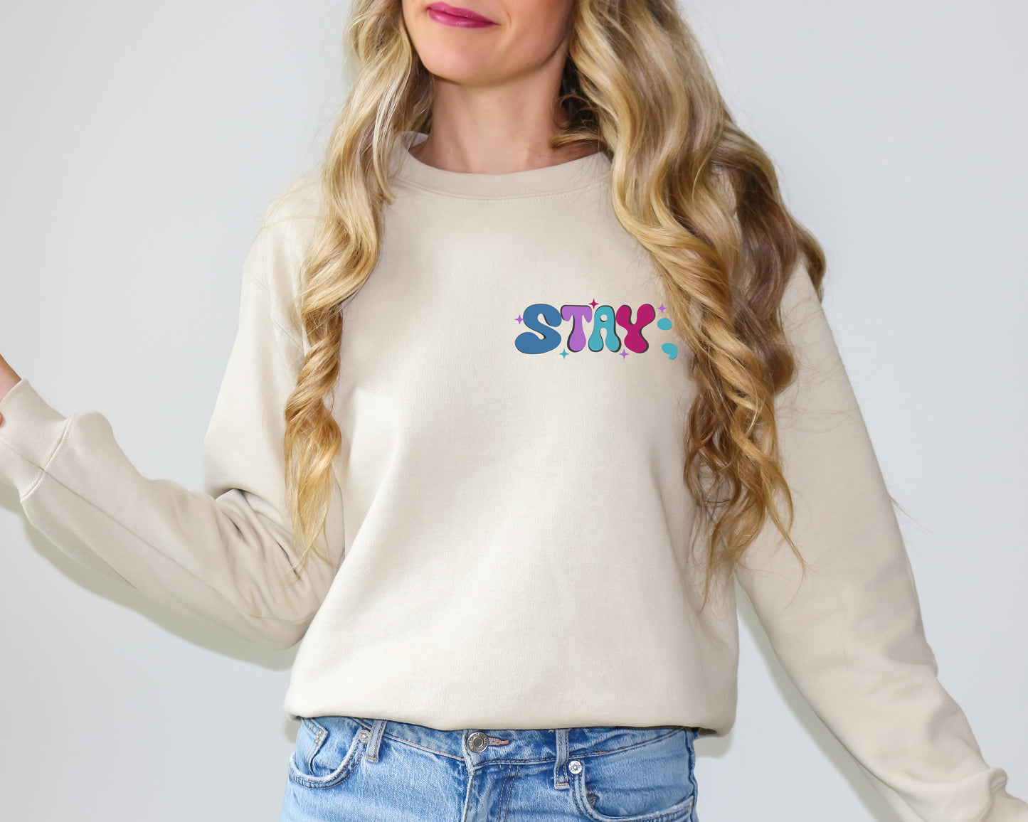 It's Ok if All You Did Was Breathe Crewneck Sweaters | Motivational Suicide Awareness T Shirts | Mental Health Clothing