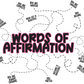 Words of Affirmation Canvas Tote | Canvas Tote Bag | Words of Affirmation
