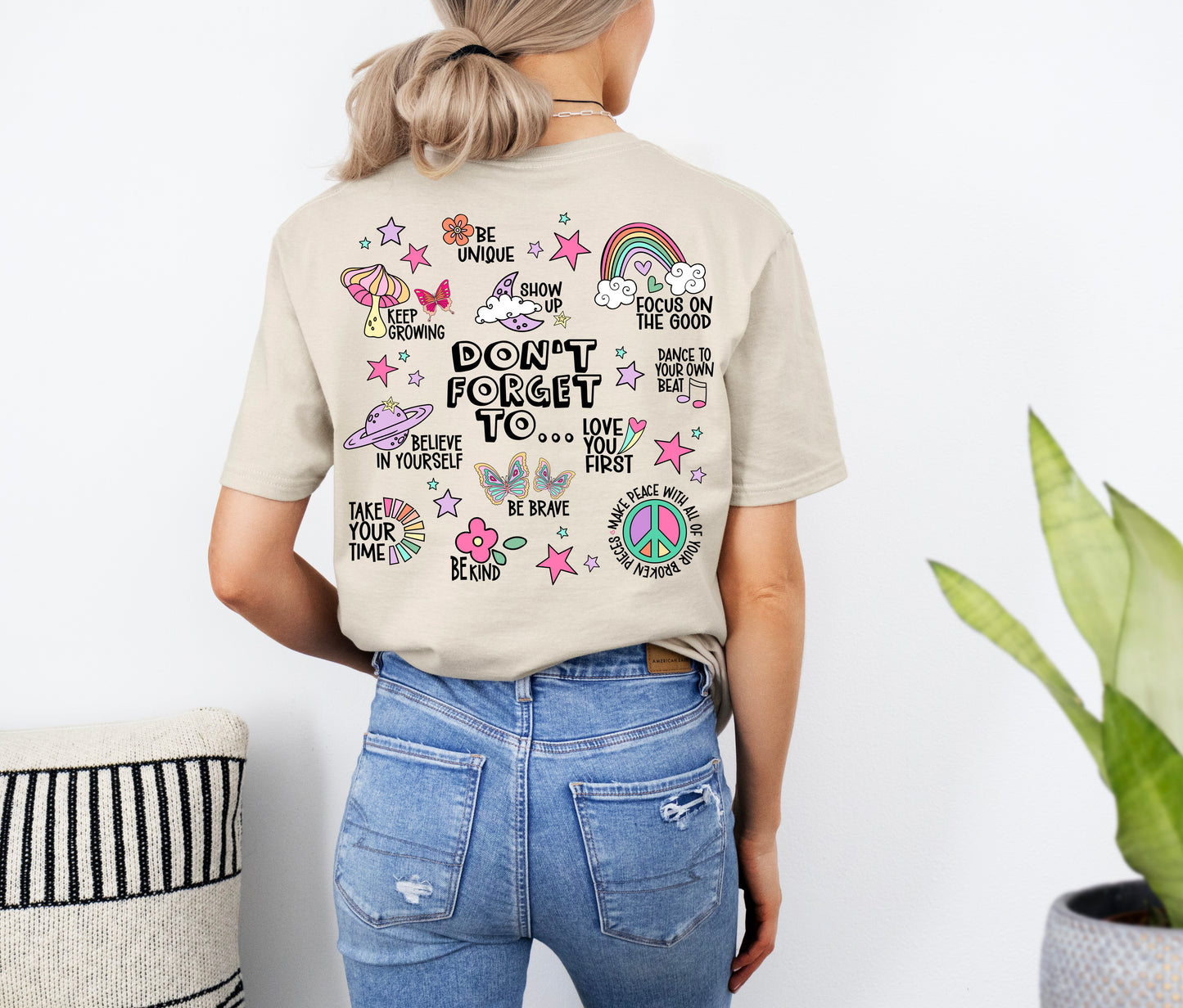Don't Forget To Affirmations Quotes Crewneck | Mental Health Sweater | Affirmation