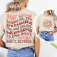 Dear Person Behind Me - You Are Beautiful Shirt - Spread Kindness and Hope | Dear Person Behind Me Tees