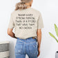 Behind Every Strong Person, There is a Story That Gave Them No Choice | Suicide Awareness Month T-shirts  | This is a Sign Tees